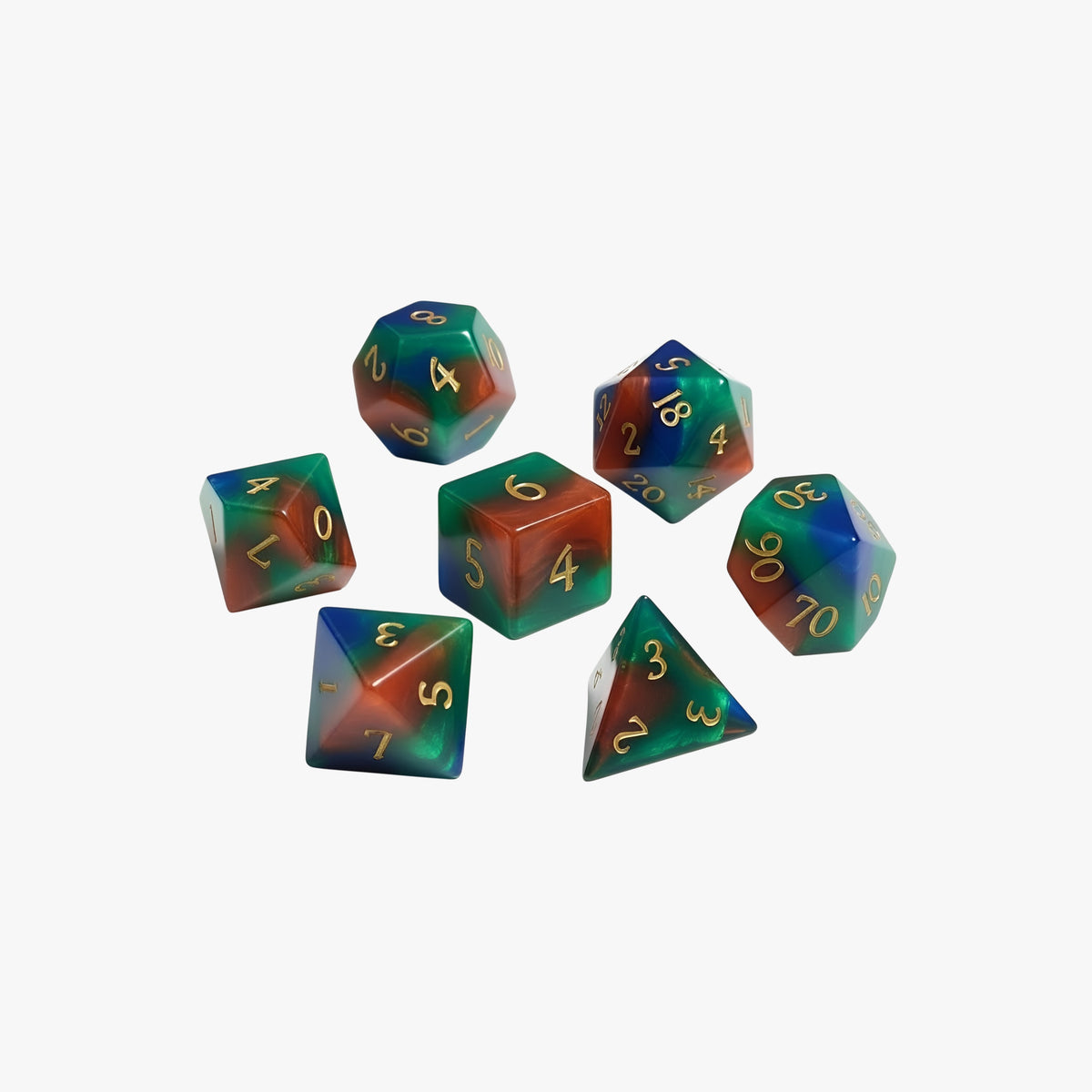 Marbled Dice Set (7-Piece)-thumbmail-5