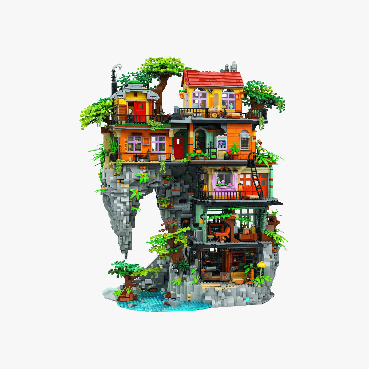 Cliffside Lagoon Villa Set